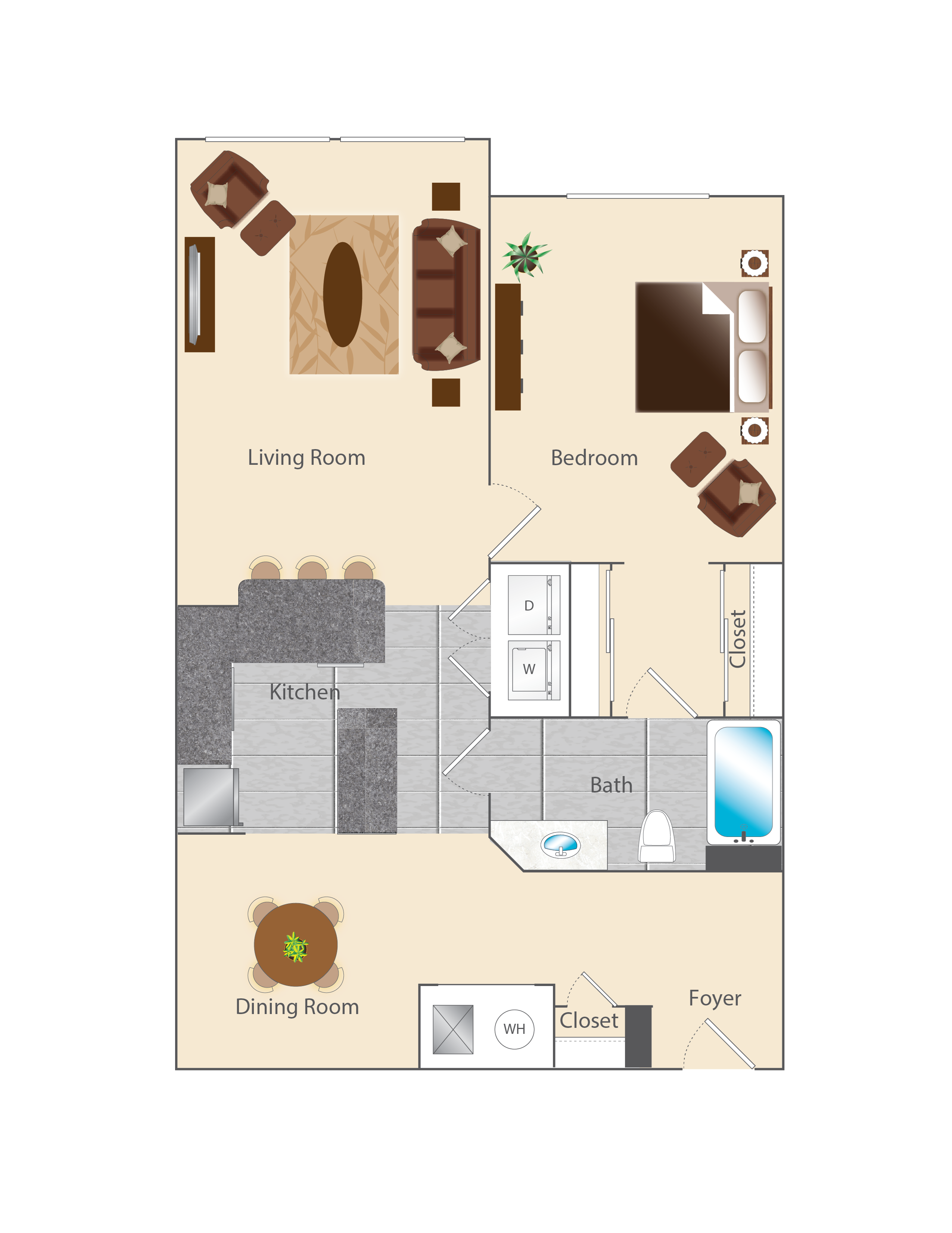 The Barron floor plan